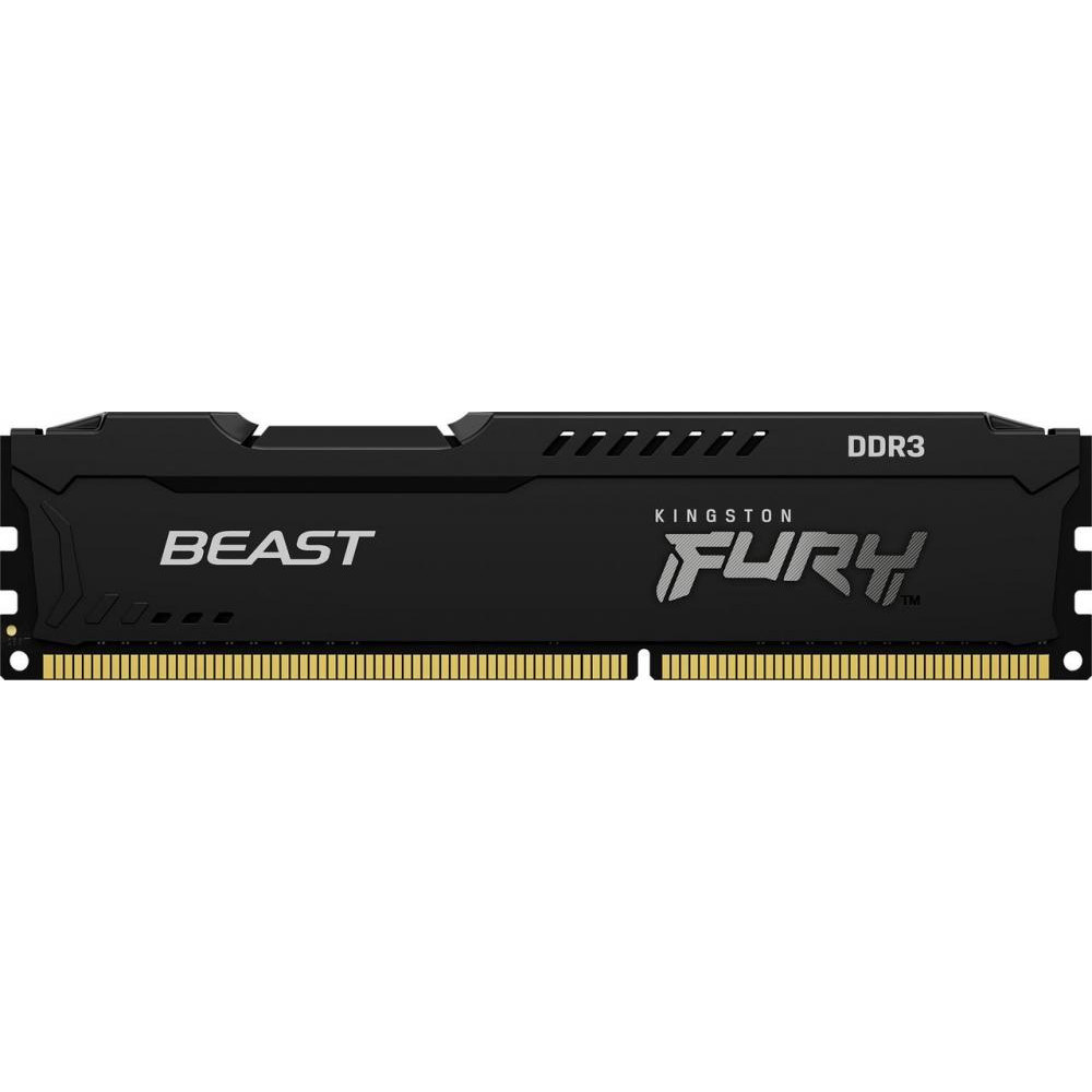 Kingston FURY 8 GB DDR3 1600 MHz Beast Black (KF316C10BB/8) - зображення 1