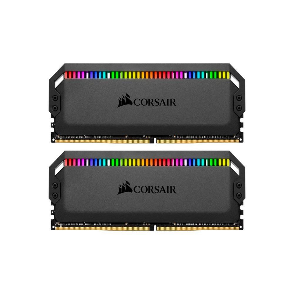Corsair 16 GB (2x8GB) DDR4 3600 MHz Dominator Platinum RGB Black (CMT16GX4M2C3600C18) - зображення 1