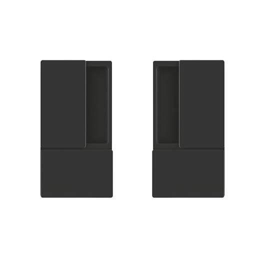 AGB Wave для розпашних дверей чорний матовий - зображення 1