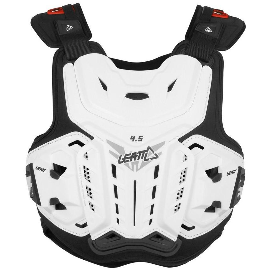 LEATT Мотозащита тела Leatt 4.5 Chest Protector белый, One Size - зображення 1