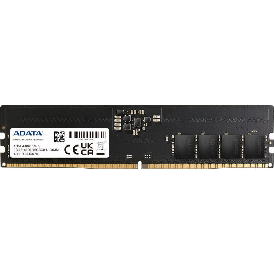 ADATA 16GB DDR5 4800 MHz (AD5U480016G-S) - зображення 1