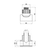 Alfa-Plast Тройник PPR  32х1" НР (APMTTE321XX) - зображення 2