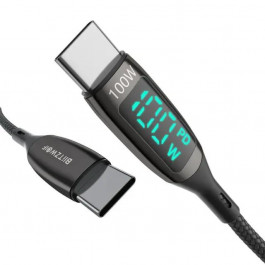 BlitzWolf USB Type-C to Type-C 100W 1.8m Black (BW-TC23)