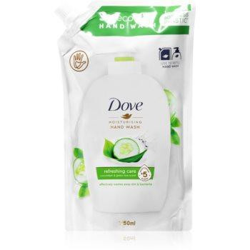 Dove Refreshing Care рідке мило для рук змінне наповнення Cucumber & Green Tea 750 мл - зображення 1