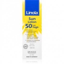 Linola Sun Lotion SPF50 крем для засмаги для сухої та атопічної шкіри 100 мл