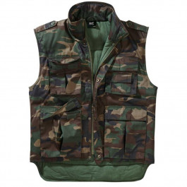   Brandit Ranger Vest - Woodland (4014-10-XL)