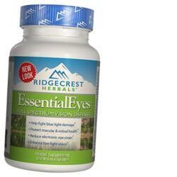 RidgeCrest Herbals Essential Eyes 120 вегкапсул (71390015)