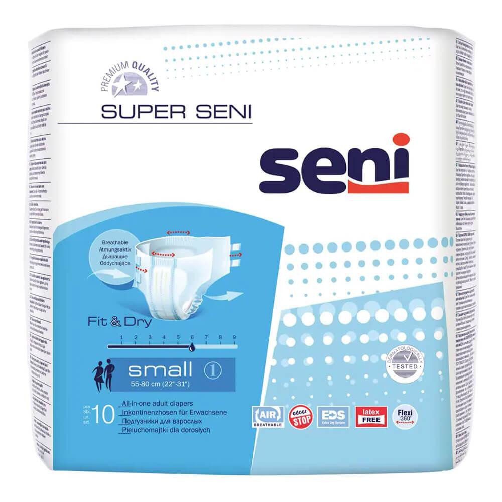 Seni Подгузники для взрослых Super Small 1 10 шт, 55-80 см - зображення 1