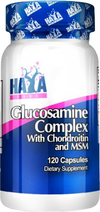 Haya Labs Glucosamine Chondroitin & MSM Complex 120 caps - зображення 1