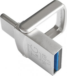 T&G 16 GB 104 Metal series USB 3.0/Type-C Silver (TG104TC-16G3)