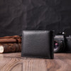 ST Leather Чоловіче портмоне з натуральної шкіри чорне  22486 - зображення 7