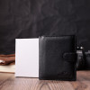 ST Leather Чоловічий гаманець з натуральної шкіри чорний  22479 - зображення 9