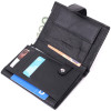 ST Leather Чоловічий гаманець з натуральної шкіри чорний  22478 - зображення 4