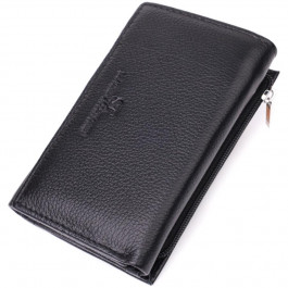 ST Leather Шкіряний жіночий гаманець чорний  22488