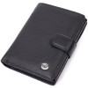 ST Leather Чоловічий гаманець з натуральної шкіри чорний  22467 - зображення 1