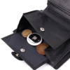 ST Leather Чоловічий гаманець з натуральної шкіри чорний  22467 - зображення 7