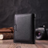 ST Leather Чоловічий гаманець з натуральної шкіри чорний  22467 - зображення 9