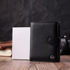 ST Leather Чоловічий гаманець з натуральної шкіри чорний  22467 - зображення 10