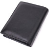 ST Leather Гаманець для чоловіків з натуральної шкіри чорний  22464 - зображення 2
