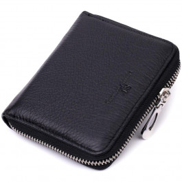 ST Leather Жіночий гаманець із натуральної шкіри чорний  22449