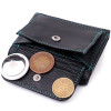 ST Leather Жіночий гаманець з натуральної шкіри чорний  19504 - зображення 5