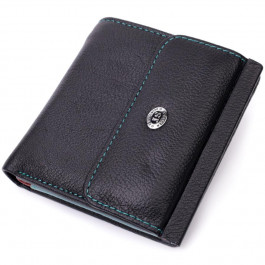 ST Leather Жіночий гаманець з натуральної шкіри чорний  19500