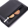 ST Leather Жіночий шкіряний гаманець чорний  19494 - зображення 6