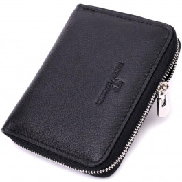ST Leather Шкіряний гаманець для жінок чорного кольору  19489