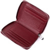 ST Leather Шкіряний гаманець для жінок бордового кольору  19491 - зображення 4