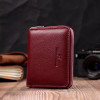 ST Leather Шкіряний гаманець для жінок бордового кольору  19491 - зображення 6