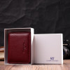 ST Leather Шкіряний гаманець для жінок бордового кольору  19491 - зображення 8
