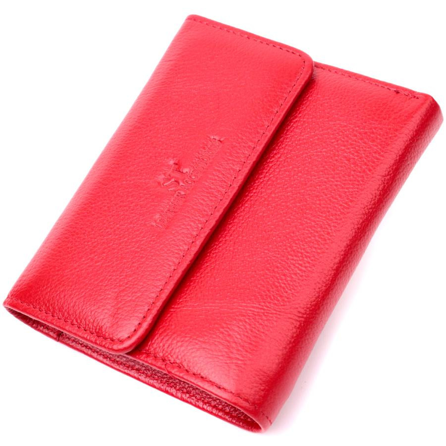 ST Leather Жіночий шкіряний гаманець червоний  19493 - зображення 1