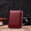 ST Leather Жіночий шкіряний гаманець бордовий  19485 - зображення 6