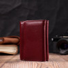 ST Leather Жіночий гаманець із натуральної шкіри бордовий  19479 - зображення 7
