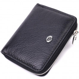 ST Leather Жіночий шкіряний гаманець чорний  19483