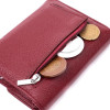 ST Leather Шкіряний жіночий гаманець бордовий  19480 - зображення 6
