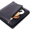 ST Leather Чоловічий гаманець з натуральної шкіри чорний  19474 - зображення 5