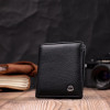 ST Leather Чоловічий гаманець з натуральної шкіри чорний  19474 - зображення 6