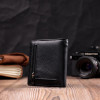 ST Leather Чоловічий гаманець з натуральної шкіри чорний  19474 - зображення 7