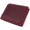 Grande Pelle Чоловічий гаманець із натуральної шкіри бордовий  16805 - зображення 2