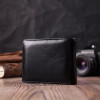 ST Leather Чоловіче портмоне з натуральної шкіри чорне  22482 - зображення 7
