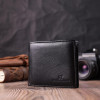 ST Leather Шкіряне чоловіче портмоне із затискачем чорне  22481 - зображення 6