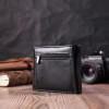 ST Leather Шкіряне чоловіче портмоне із затискачем чорне  22481 - зображення 7