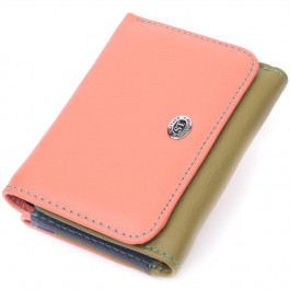 ST Leather Жіночий гаманець з натуральної шкіри різнокольоровий  22494