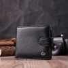 ST Leather Чоловіче портмоне з натуральної шкіри чорне  22487 - зображення 7