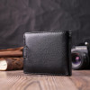 ST Leather Чоловіче портмоне з натуральної шкіри чорне  22487 - зображення 8