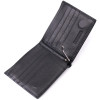 ST Leather Чоловіче шкіряне портмоне із затискачем чорне  22485 - зображення 3
