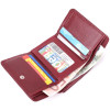 ST Leather Шкіряний жіночий гаманець бордового кольору  22507 - зображення 4