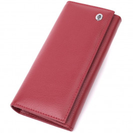ST Leather Жіночий гаманець з натуральної шкіри бордовий  22516