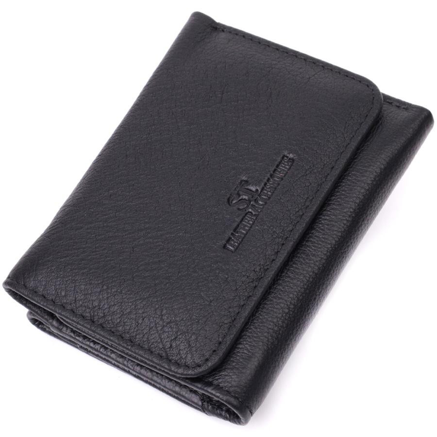 ST Leather Шкіряний жіночий гаманець чорного кольору  22506 - зображення 1